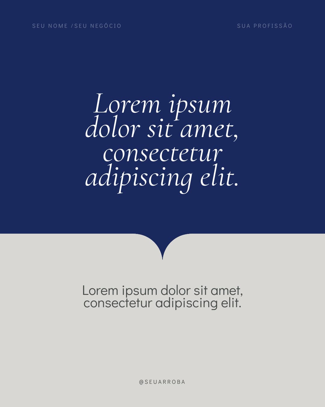 0010H - Modelo de Post para Social Media