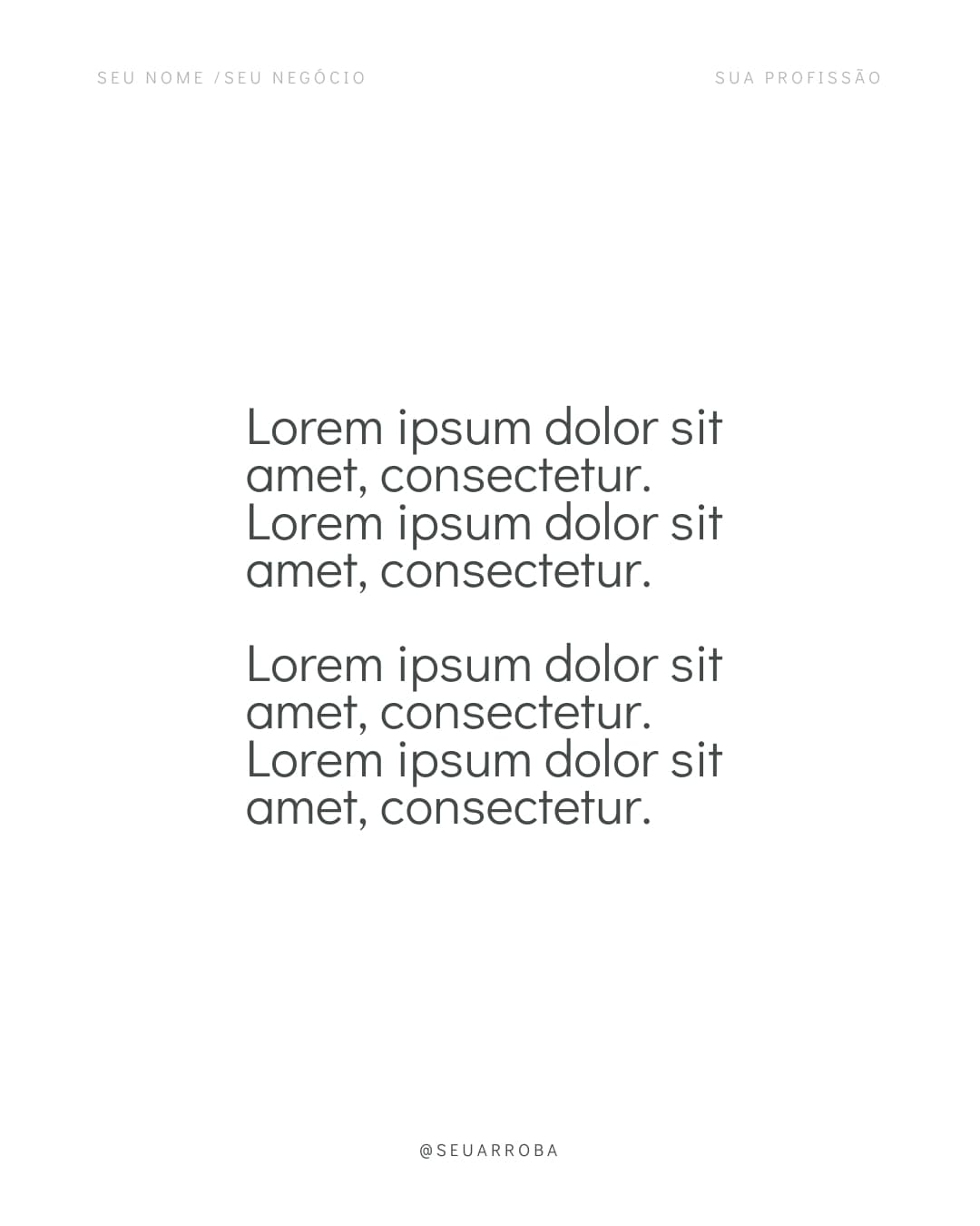 0023H - Modelo de Post para Nutrição