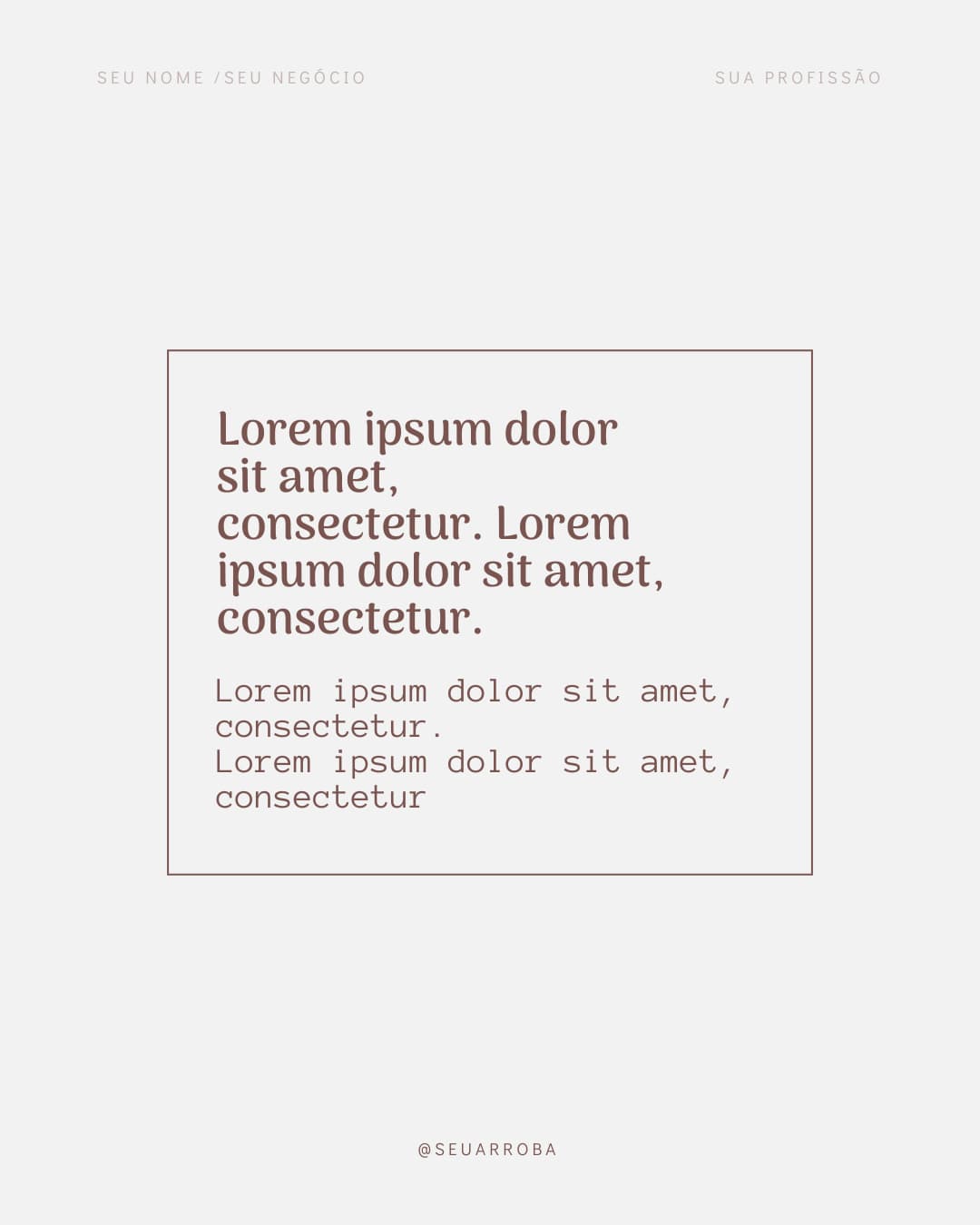 0095H - Modelo de Post para Social Media