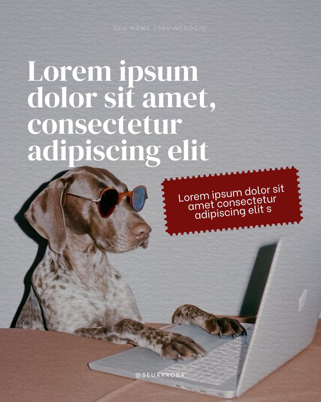 impu - modelo de post para redes sociais